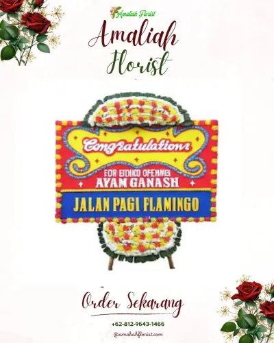 Bunga Papan Congratulation cikokol